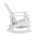 Flash Furniture White Adirondack Rockers & 22" Fire Pit, PK 4 JJ-C147054-202-WH-GG